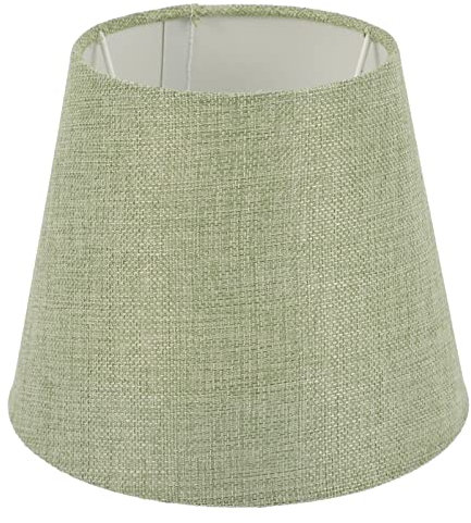 NULYLU Nordic Tischlampen Lampenschirm E14 Grüner Stoff Lampenschirm Für Tischlampen Pendelleuchten Und Stehlampen Konische Form Vielseitig Einsetzbar Für Wohn Und Schlafzimmer