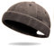 Van Der Rich ® - Cap Reiner Baumwoll Hat Docker Verwaschen Verstellbare Kappe - Herren (Schokolade)