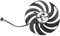 Graphics card fan PLD09210S12HH DC12V 0.40A 4Pin for MSI for GeForce RTX3060 RTX 3060 Ti RTX 3070 RTX 3080 RTX 3090 GAMING X TRIO(Black connector)