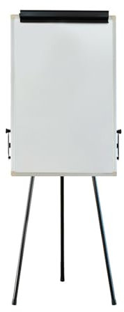 Portable A-Stand Foldable Metal Bracket,Tripod Whiteboard -Height Adjustable，Flipchart Easel ， Magnetic Portable Dry Erase Board for Office Teaching Demo Store Poster Display 23.6x35.4in