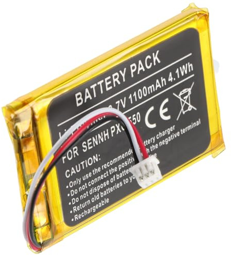 Akku kompatibel Sennheiser PXC 550 Li-Polymer, 3,7V, 1100mAh, 50,8x33,6x5mm