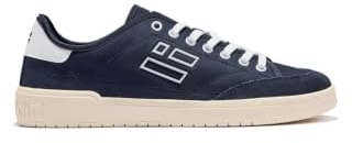 D. Franklin Herren-Sneaker Rebel Nylon in Marineblau - Herrenschuhe zum Anziehen - Legere Mode - Größe (43)