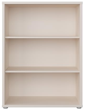 Regal >ALICE SPRINGS< 74,5x99,1x34,9 cm Standregal in Sand mit 3 Fächern, 1,5 cm starken Spanplatten-Einlegeböden, robusten Kunststofffüßen, modernem Design, platzsparend & vielseitig einsetzbar