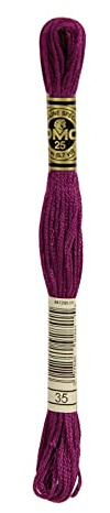 DMC 6-Strand Embroidery Cotton 8.7Yd-Very Dark Fuchsia