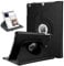 TiMOVO Coque pour iPad 9.7 2018/2017, iPad Air Pivotant à 360 Degrés en Cuir avec Porte-Crayons, Réveil/Sommeil Automatique pour iPad 5/6ème génération/iPad Air 1/2, Noir