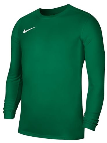 Nike Jungen Y Nk Df Park Vii JSY Langärmliges T-Shirt, Pine Green/White, M EU