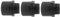 well2wellness PVC Raccord Embout à coller octagonal AG 63/50 mm x 2 - 3 pièces