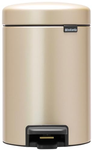 Brabantia Badezimmereimer, Metallic Gold, 3L