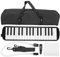 32 Teclas Melodica, Melodica Instrumento musical de viento adecuado para la práctica de principiantes con bolsa(Negro)