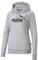 PUMA Damen Ess Logo Hoodie Tr Sweatshirt, Grau, XXL