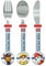 Spearmark Paw Patrol Teamwork Children's Kids 3pcs Cutlery Set, Knife/Fork/Spoon