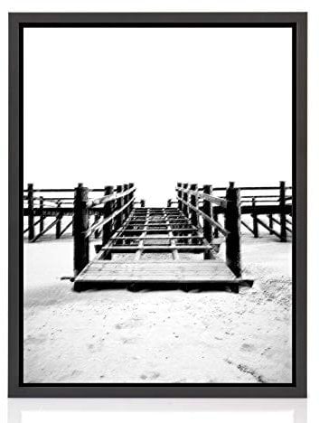 rahmengalerie24 Schattenfugenrahmen 50x50 cm schwarz matt für Leinwand Bilderrahmen Keilrahmen für Leinwände aus Holz MDF