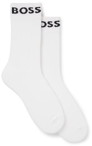 BOSS Herren 2P RS Sport CC Kurze Socken aus Stretch-Gewebe im Zweier-Pack