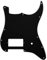 Musiclily Pro 11 Löcher Strat Pickguard 1 Covered Humbucker Gitarren Schlagbrett für Fender USA/Mexico Tom Delonge Strat Style E-Gitarre, 3-lagig Schwarz