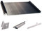 Ironlux - Kit Placas de policarbonato celular reciclado Sispol gris 3 mm cubierta - Medida final 3000 x 1000 mm - Incluye accesorios de instalación