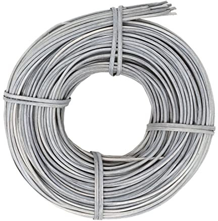 famos Peddigrohr Flechtmaterial Korbflechten 2,25 mm viele Farben zur Auswahl (100g, Grau)