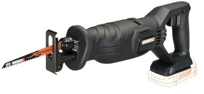 Worx 20V Power Share Reciprocating Saw - WX500L.9 (Tool Only)