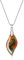 COAI Geschenkideen 925 Sterling Silber Glückskette mit Blatt Anhänger Laub Anhänger aus Mehrfarbigem Mossachat