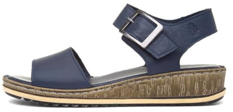 Hush Puppies Ladies Ellie Sandal, Navy, 8