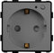 BSEED Zigbee Prise murale avec moniteur de consommation d'énergie Prise de courant 16 A Gris 86 mm