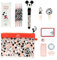 Grupo Erik: Set Cancelleria Topolino | Kit di Cancelleria Disney Mickey Mouse con Penna multicolore 10 colori, 4 Evidenziatori, Clips, Note adesive e Astuccio Mickey Mouse, Licenza Ufficiale