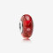 Nbsameng Breloque en verre de Murano, breloque en argent 925 pour bracelets et colliers Pandora, cadeaux pour femmes et filles, Bulles (rouge)