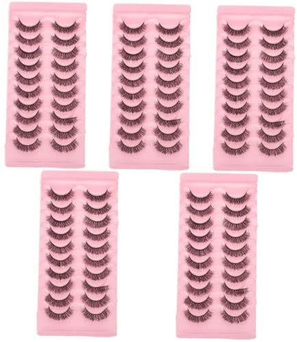 Didiseaon 50 Paires Faux Cils Cils Faux Cils Pelucheux Femme Maquillage Kit De Placement De Cils Artificiels Fille Naturel Outils De Maquillage Imitation