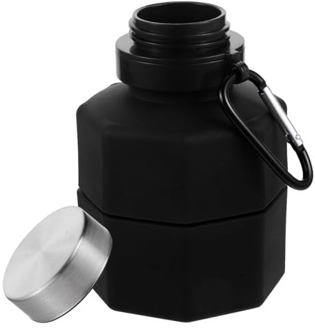 KITANDOVE Bouteille Deau Dexercice De 650 ML Gourde Portable avec Haltère pour Fitness Course À Pied en Plein Air