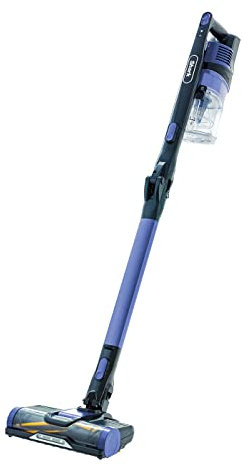 Shark Cordless Stick Vacuum Cleaner with Anti Hair Wrap, Up to 40 mins run-time, Flexible Vacuum Cleaner with LED Lights, Crevice Tool and Upholstery Tool, Electric Blue IZ202UK (Renewed)