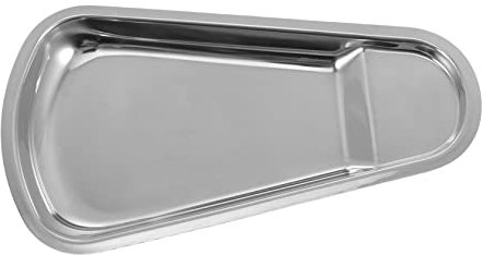 MOLUCKFU Stainless Steel Tray Handles Cutlery Drainer Serving Tray Easy Wash Kitchen Assistant Safe Materials