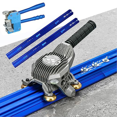 XBDLYQBD Manual Tile Cutter Large Format Tile Cutting Machine With Build-In Suction Cups Tile Push Knife Tile Plier, Ceramic Tile Cutter For 2.2m/2.3m/3m/3.8m Large Ceramic Porcelain Tiles