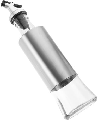 Garneck Bottiglia Di Olio Di Decanter Per Olio D'oliva Flacone Distributore Di Aceto Versatore Di Olio D'oliva Flacone Dosatore Olio Ampolla Di Aceto Distributore Di Olio Bicchiere