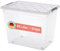 Blumtal Aufbewahrungsbox mit Deckel 80L aus Kunststoff - Aufbewahrungsboxen 57x39x44,5 cm - Boxen Aufbewahrung aus 100% Neumaterial & Verschlussclips - Plastik Box mit Deckel Kunststoff 1er Set