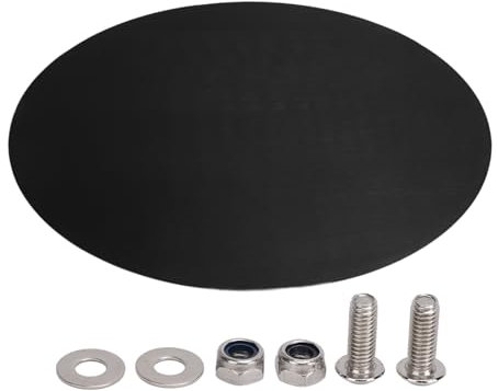 SIXRUN Motorrad Oval Vintage -Kennzeichen, Personalisierte, Anpassbare Aluminium -Nummernschild mit Gebürstetem, DIY -Design für Victory Dirt Bike, Einfache Installation (Black)