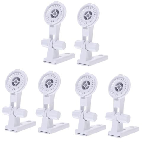 Gadpiparty 6pcs Adjustable Wall Mount Bracket for Ip Cameras and Easy Installation for Use Compatible Cctv and Smart Cameras