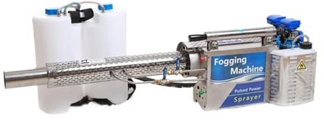 STRAFBRG 120K Fogr Desinfektions-ULV-Sprührät, tragbare Zerstäuberkiller-Nebelmaschine for Farm Office Industrial,Multifunktion(Silver)