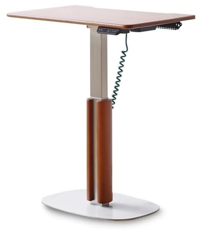 Elektrisch höhenverstellbarer Laptop-Schreibtisch, 58-100 cm, USB- & Typ-C-Anschlüsse, LCD-Bildschirm, perfekt für Nachttisch & Stuhl, Stehpult-Konverter für Home Office