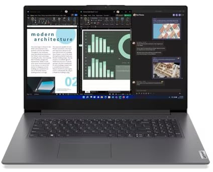 Lenovo Laptop 17,3 FHD IPS Display, Intel U300, 5 x 4.40 GHz, 16 GB RAM, 1000 GB SSD, Intel UHD Graphics, Norton 360, Windows 11
