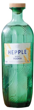 Hepple Wheat Vodka 70cl, Smooth English Craft Vodka, Copper Pot Still Redistilled in Northumberland, Clean and Subtly Sweet, for Espresso Martinis and Cocktails
