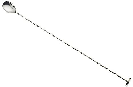 Barfly Bar Spoon, Cocktail Stirrer, Stainless Steel, 39.88 x 2.86 x 2.54 cm