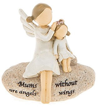 Mütter sind Engel, sentimentale Kieselstein-Geschenk.