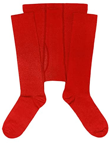 Weri Spezials Herrenstrumpfhose mit Eingriff in mehreren tollen Farben (58-60, rot)