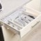 URBN-CHEF XL Extendable Plastic Cutlery Storage Trays Holders Racks (Grey)