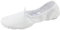 Ballettschuhe Damen Canvas Tanzschuhe Gymnastik Schuhe Geteilte Ledersohle Ballettschläppchen(38, Weiß)