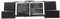 vhbw 1x batería Compatible con Apple Macbook Pro 15 Inch Touch Bar A1990(EMC 3359) Notebook (7300 mAh, 11,4 V, Li-Poli)