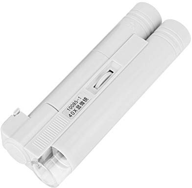 Pocket Sized Microscope Portable Microscope 40X Zoom for Reading Hobbyists for Home for Universal Mobile Phones