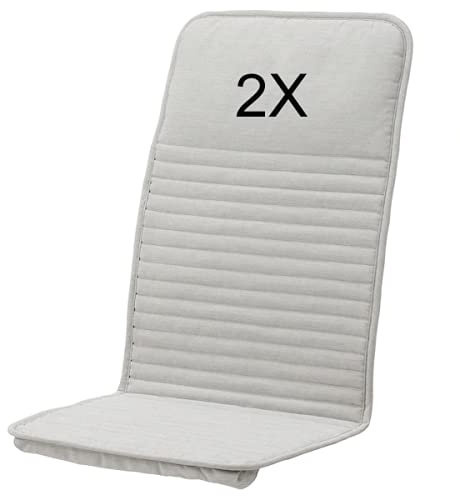 2 x POÄNG Kindersesselkissen Knisa Hellbeige + gratis Finchley Nachfüllstift