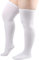 DRESHOW Plus Size Women Thigh High Socks Striped Over Knee Long Boot Stockings Knee High Socks Leg Warmers