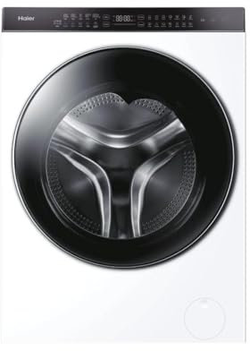 Haier Super Drum Serie 9 - Lavadora seca de 10 + 6 kg, libre instalación, 1400 rpm, clase A/D, Wi-Fi, control App hOn, inicio programable, dosificación inteligente, 65,7 x 70 x 99 cm, color blanco -