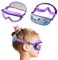 RUIGAO Kinder-Schwimmbrille, Alter 4–12 Jahre, Kleinkind-Schwimmbrille, kein Verheddern, Kinderschwimmmaske/Bungee-Riemen/weiches Band (1 Stück – violettes Einhorn)